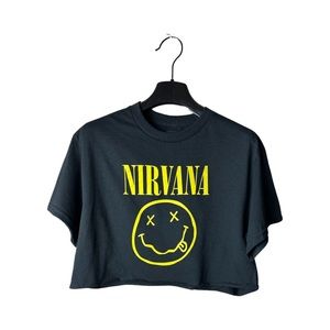 NIRVANA CROP TEE